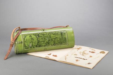 Boite à herboriser et herbier de Sacha Leroy